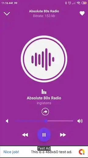 Play Absolute 80s radio station App UK  listen Online