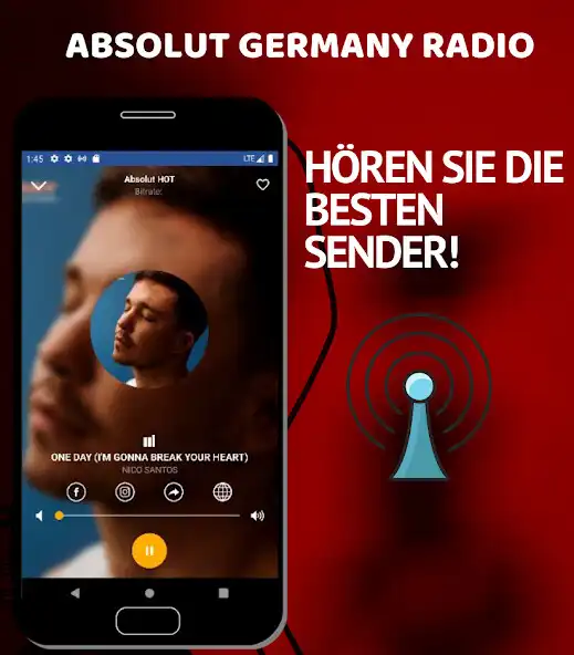 Play Absolut Germany Radio App as an online game Absolut Germany Radio App with UptoPlay