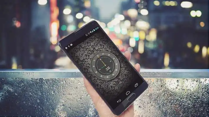 Play Abstract Black HD Analog Clock