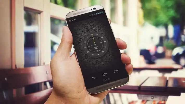 Play Abstract Black HD Analog Clock