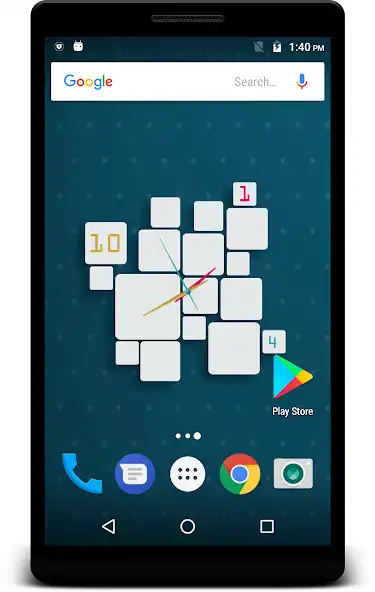 Play Abstract Clock Live Wallpaper