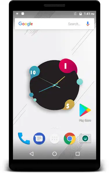 Play Abstract Clock Live Wallpaper