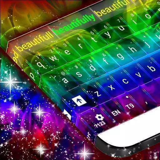 Free play online Abstract Colourful Keyboard  APK