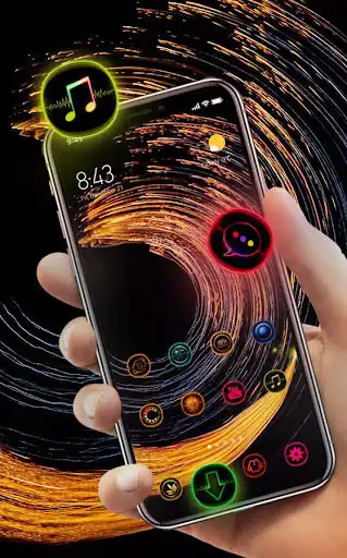 Play Abstract dark golden shining circles bright theme  and enjoy Abstract dark golden shining circles bright theme with UptoPlay