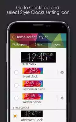 Play Abstract Digital Clock GearFit