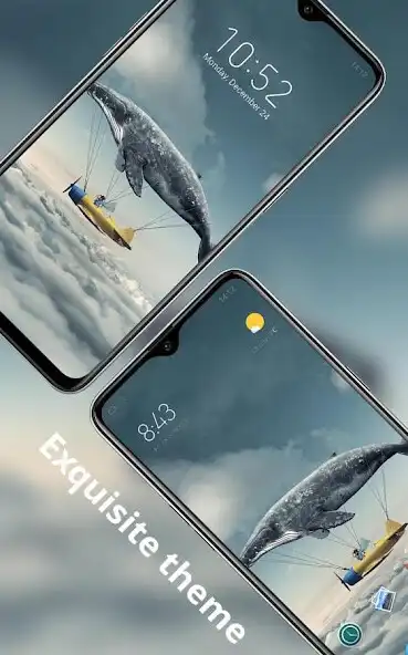 Play Abstract fantasy Whale flying in the sky theme  and enjoy Abstract fantasy Whale flying in the sky theme with UptoPlay