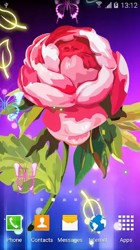 Play Abstract Flower Live Wallpaper
