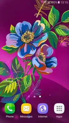 Play Abstract Flower Live Wallpaper