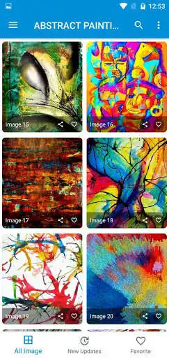 Play Abstract Paintings Gallery as an online game Abstract Paintings Gallery with UptoPlay