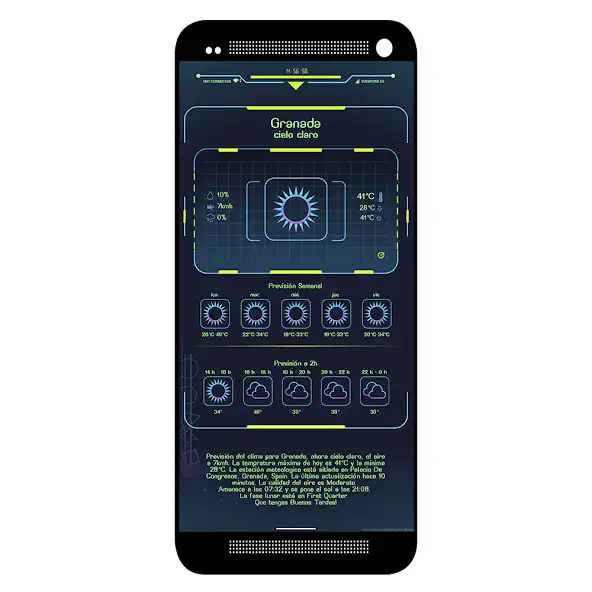 Play Abstract Shapes v3 KLWP as an online game Abstract Shapes v3 KLWP with UptoPlay