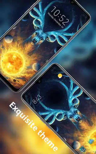 Play Abstract theme the king deer fantasy animal  and enjoy Abstract theme the king deer fantasy animal with UptoPlay