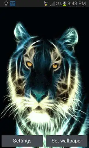 Play Abstract Tiger Live Wallpaper  and enjoy Abstract Tiger Live Wallpaper with UptoPlay
