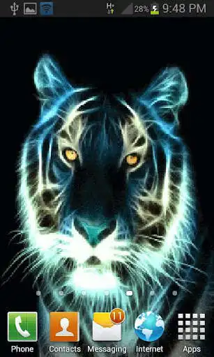 Play Abstract Tiger Live Wallpaper as an online game Abstract Tiger Live Wallpaper with UptoPlay