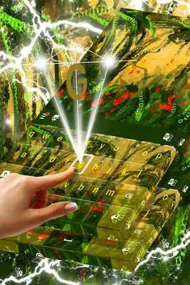 Play Abstract Tropical Keyboard Theme
