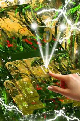 Play Abstract Tropical Keyboard Theme