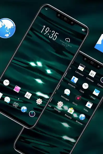 Play Abstract water ripple theme for Galaxy S7 Edge as an online game Abstract water ripple theme for Galaxy S7 Edge with UptoPlay