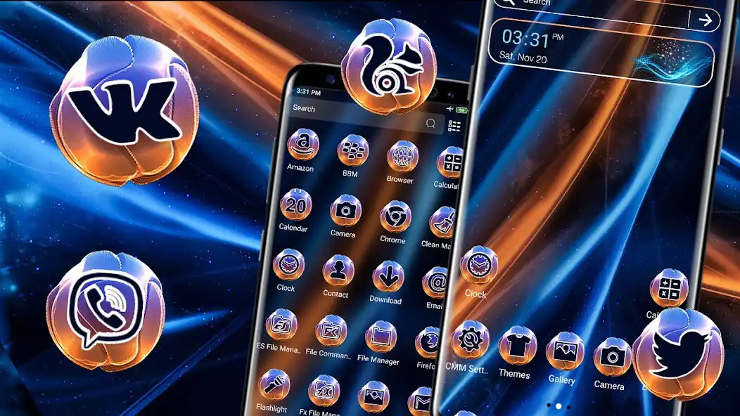 Play Abstract Wave Launcher Theme  and enjoy Abstract Wave Launcher Theme with UptoPlay