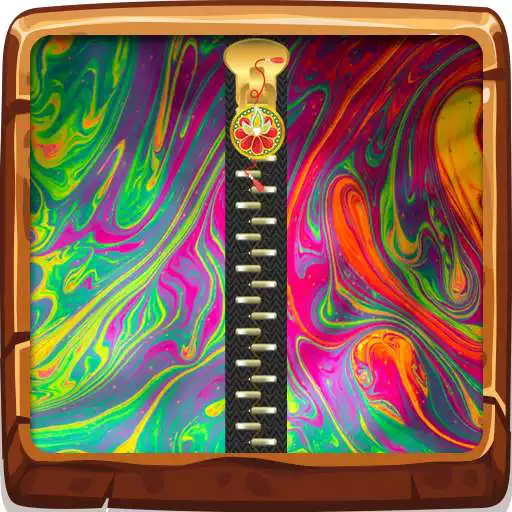 Free play online Abstract Zipper Lock Screen APK