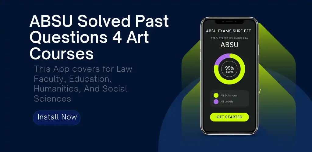 Play ABSU 100 Level Past Questions  and enjoy ABSU 100 Level Past Questions with UptoPlay