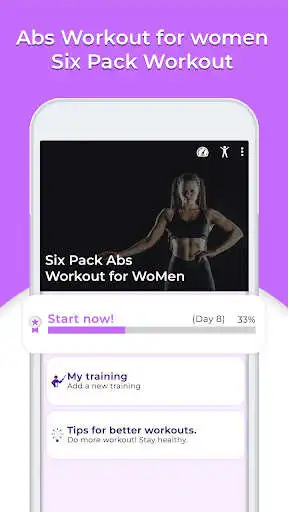 Play Abs Workout for women - Six Pack Workout as an online game Abs Workout for women - Six Pack Workout with UptoPlay