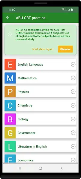 Play ABU Post UTME - Past Q  A as an online game ABU Post UTME - Past Q  A with UptoPlay