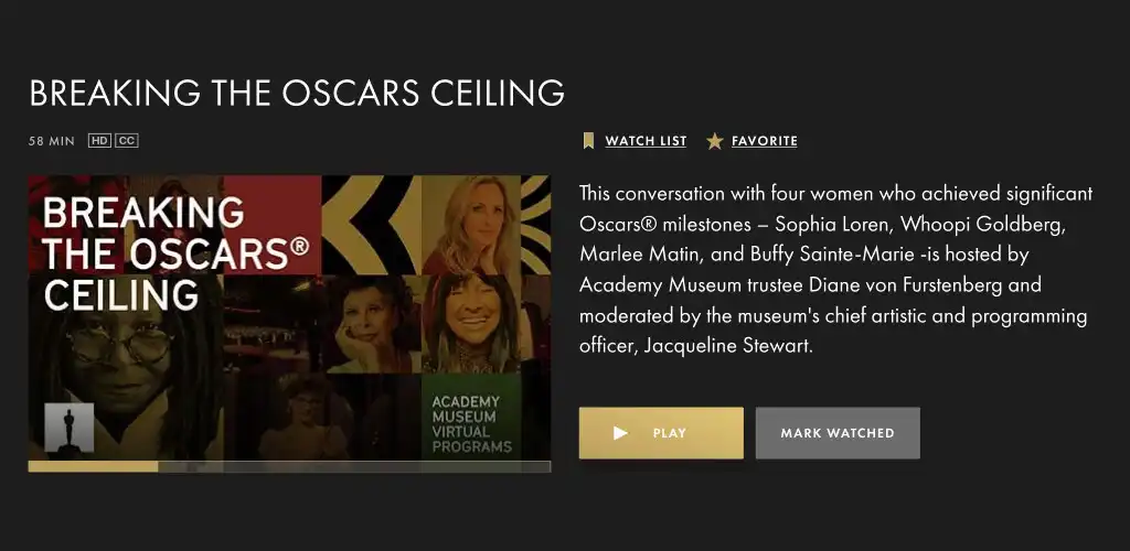 Play Academy Screening Room as an online game Academy Screening Room with UptoPlay