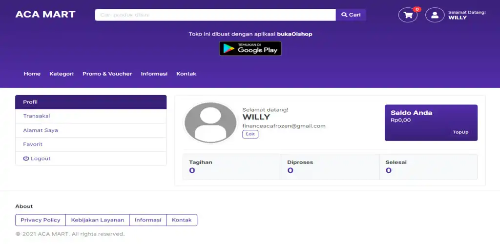 Play Aca Mart as an online game Aca Mart with UptoPlay