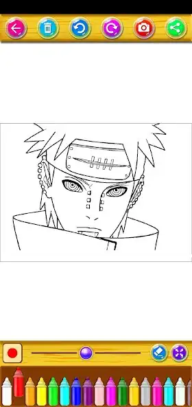 Play Acatsuki Coloring Book as an online game Acatsuki Coloring Book with UptoPlay