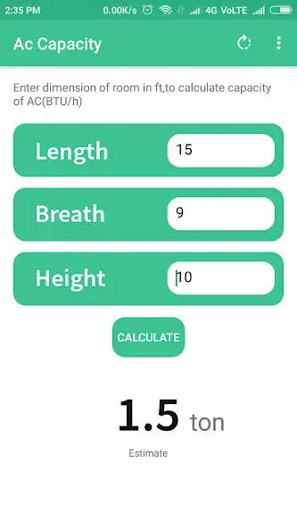 Play AC Capacity Calculator