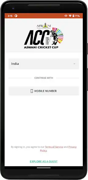 Play ACC ASWANI CRICKET CUP as an online game ACC ASWANI CRICKET CUP with UptoPlay