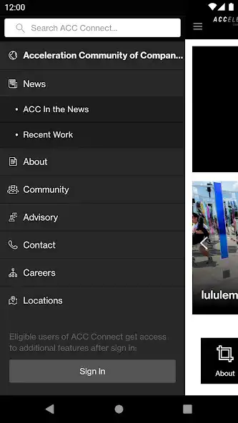 Play ACC Connect App as an online game ACC Connect App with UptoPlay