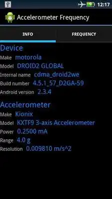 Play Accelerometer Frequency