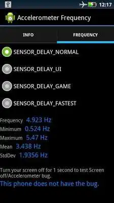 Play Accelerometer Frequency