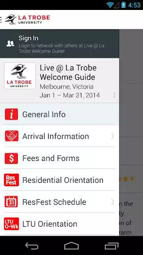 Play APK Accommodation, La Trobe Uni  and enjoy Accommodation, La Trobe Uni with UptoPlay com.guidebook.apps.LiveLTU.android