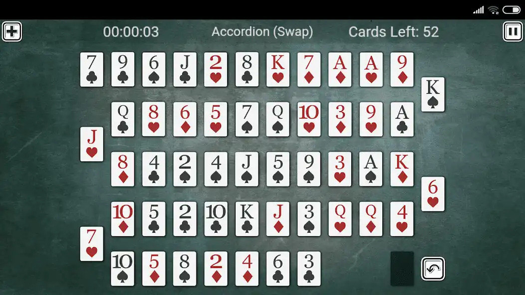 Play Accordion Solitaire  and enjoy Accordion Solitaire with UptoPlay