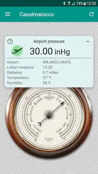 Play Accurate Barometer PRO as an online game Accurate Barometer PRO with UptoPlay