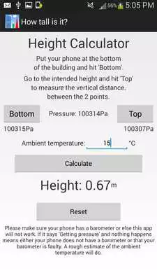 Play Accurate Height Measurement