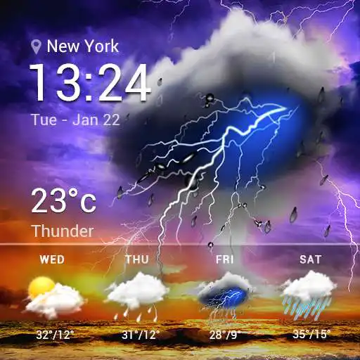 Free play online Accurate Weather Report Pro  APK