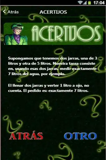 Play Acertijos y Adivinanzas 2 as an online game Acertijos y Adivinanzas 2 with UptoPlay