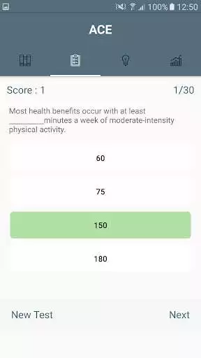 Play ACE Tests - Personal Trainer