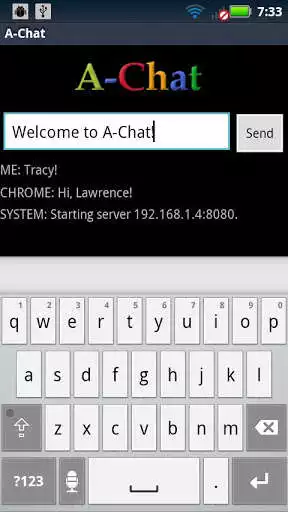 Play A-Chat. Androme-Vision Project