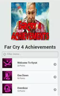 Play Achievements for Far Cry 4