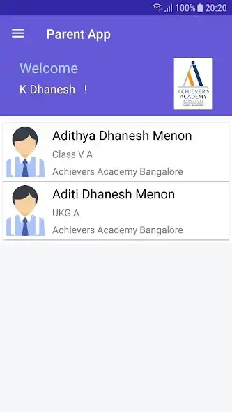 Play Achievers Academy Bangalore - Parent App as an online game Achievers Academy Bangalore - Parent App with UptoPlay
