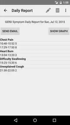 Play Acid Reflux Symptom Tracking