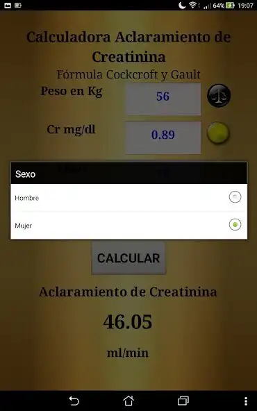 Play APK Aclaramiento de Creatinina  and enjoy Aclaramiento de Creatinina with UptoPlay appinventor.ai_carricero65.aclaramientocreatinina