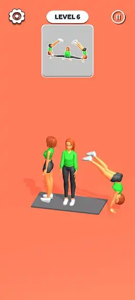 Play Acrobatics Girls as an online game Acrobatics Girls with UptoPlay