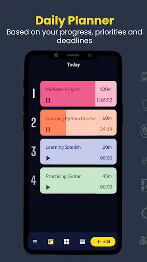 Play Actie: Goal Tracker & Daily Planner with Reminder as an online game Actie: Goal Tracker & Daily Planner with Reminder with UptoPlay