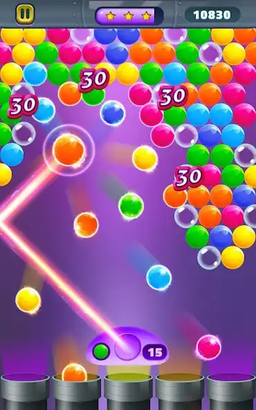Play Action Bubble Game as an online game Action Bubble Game with UptoPlay