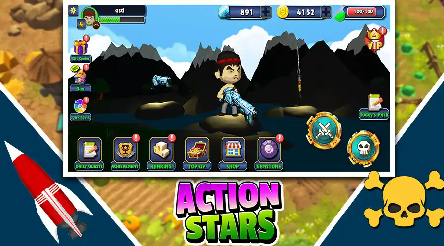 Play Action Stars - Online Wars  and enjoy Action Stars - Online Wars with UptoPlay