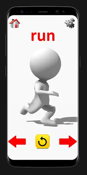 Play Action Words: 3D Animated Flash Cards as an online game Action Words: 3D Animated Flash Cards with UptoPlay